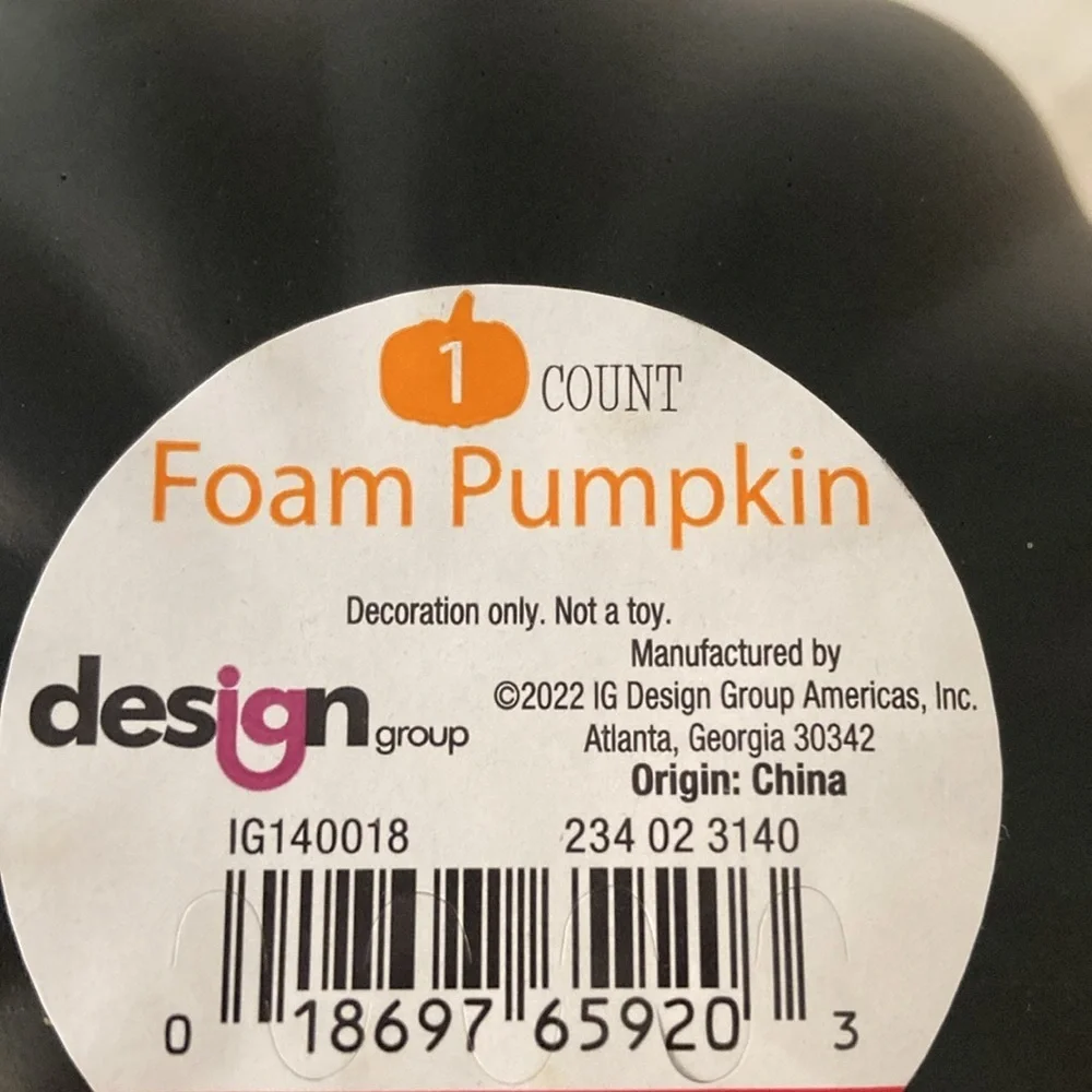 Target BP Halloween 2022 Foam Pumpkins